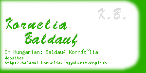 kornelia baldauf business card